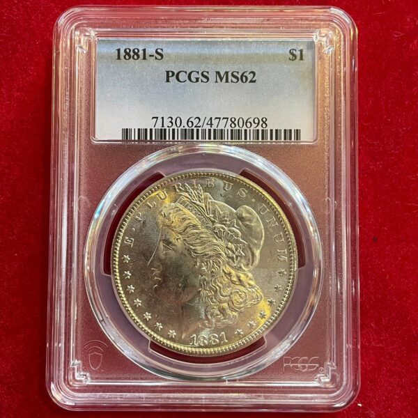 1881-S PCGS MS62
