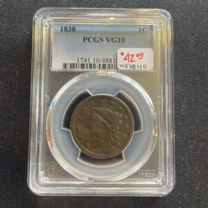 1838 PCGS VG10