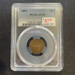 1884 PCGS AU50