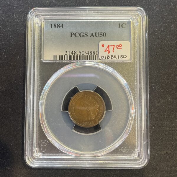 1884 PCGS AU50