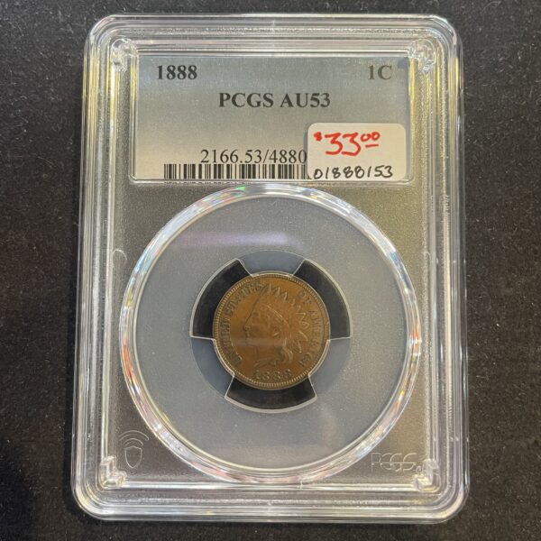 1888 PCGS AU53