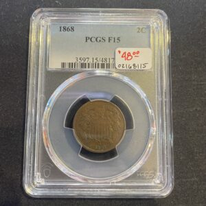 1868 PCGS F15