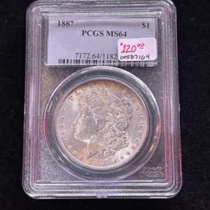 1887 PCGS MS64
