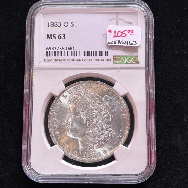 1883-O NGC MS63