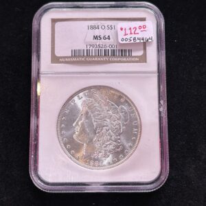 1884-O NGC MS64
