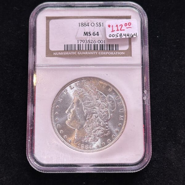 1884-O NGC MS64