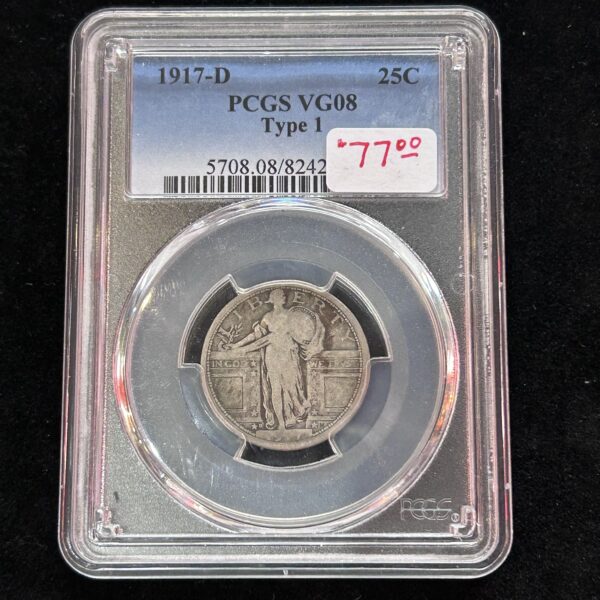 1917-D PCGS VG08