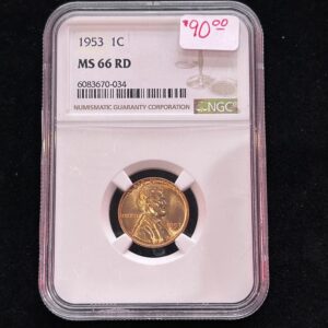 1953 NGC MS66 RD