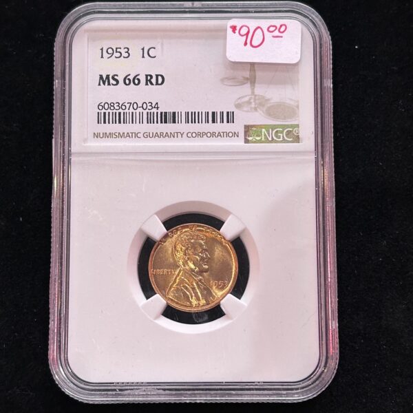 1953 NGC MS66 RD