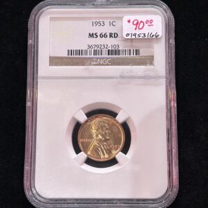 1953 NGC MS66 RD