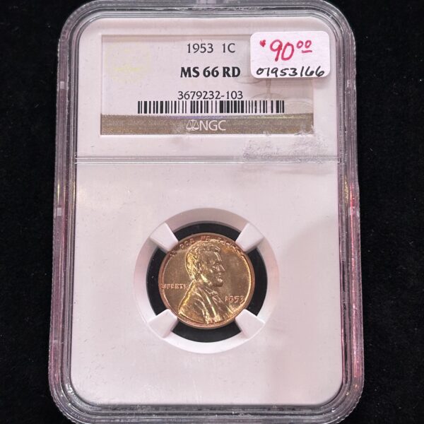 1953 NGC MS66 RD
