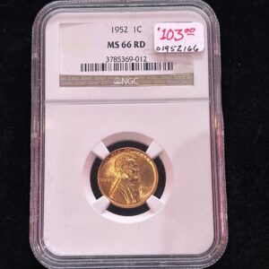 1952 NGC MS66 RD