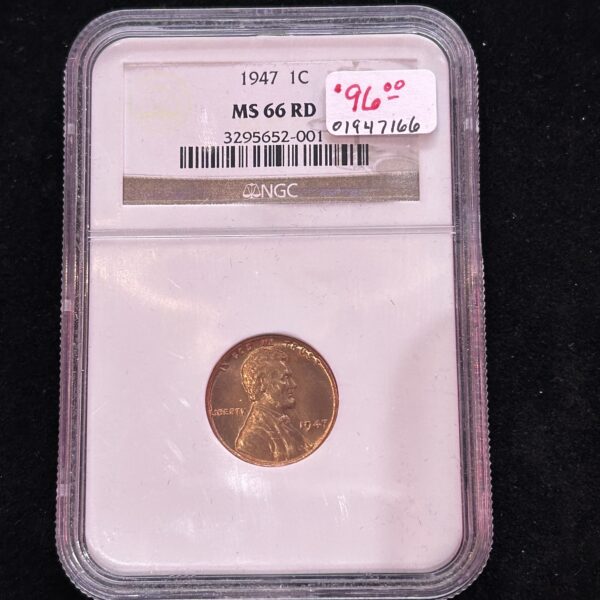 1947 NGC MS66 RD