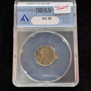 1909-S ANACS AU58